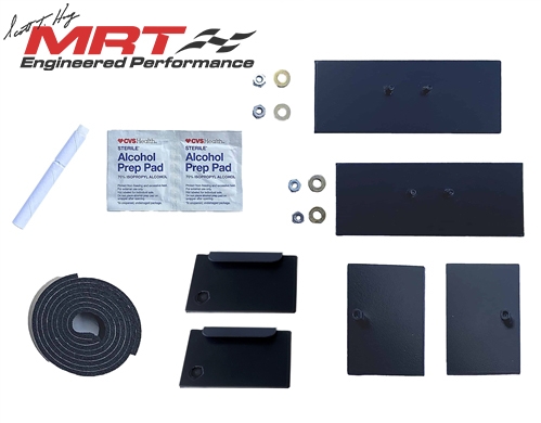 Rear Window Louver Hardware Kit - 12pc Black ABS Mounting Set For Mustang, Challenger, Camaro 7 thumbnail image