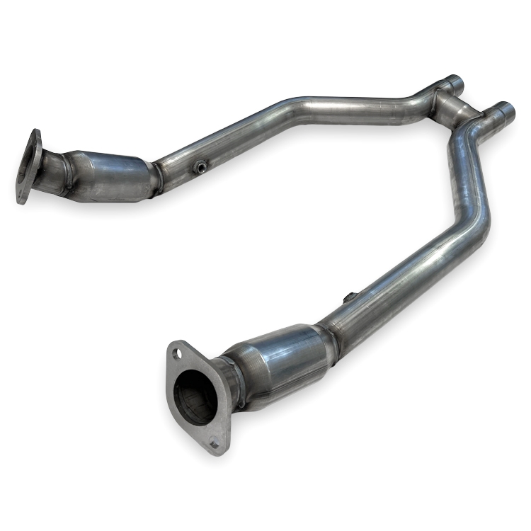 Add an MRT Street Race H-Pipe to your track Mustang GT to maximize